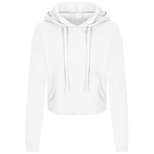 AWDis Just Hoods Dam/Damer Girlie Cropped Hoodie XL Arctic Arctic White XL