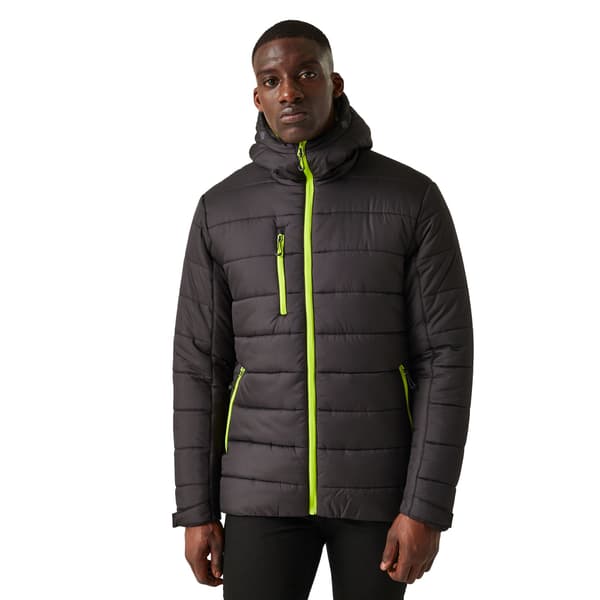 Regatta Professional Herr Termo Vadderad Jacka S Svart/Lime Grön Black/Lime Green S