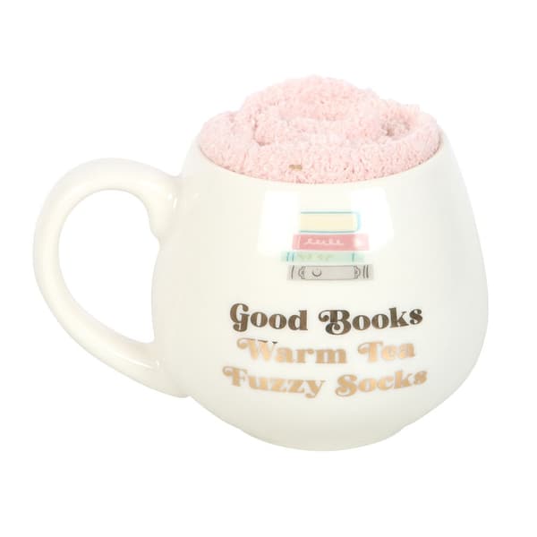 Something Different Good Books Muggset One Size Vit/Rosa White/Pink One Size