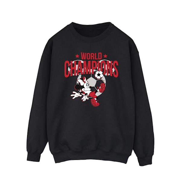 Disney Herr Minnie Mouse Världsmästare Sweatshirt S Sports Grå Sports Grey S
