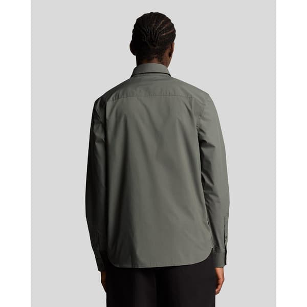 Lyle & Scott Herrskjorta i bambu med lång ärm XXL Grå Grey XXL