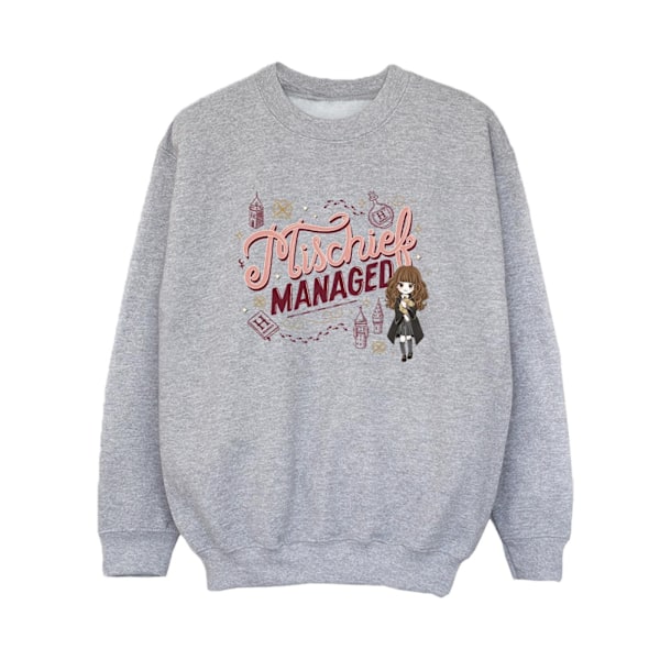 Harry Potter Boys Mischief Managed Hermione Sweatshirt 9-11 År Sports Grey 9-11 Years