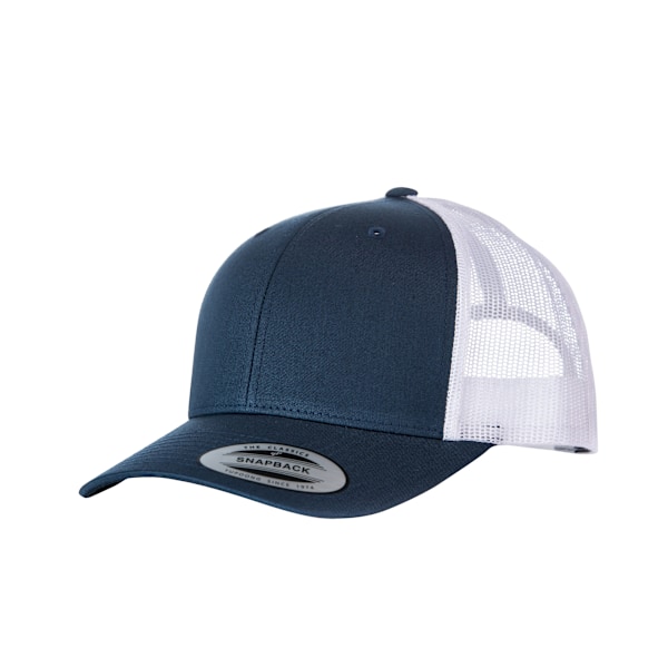 Yupoong Flexfit Retro Snapback Trucker Cap (2-pack) One Size Navy/White One Size