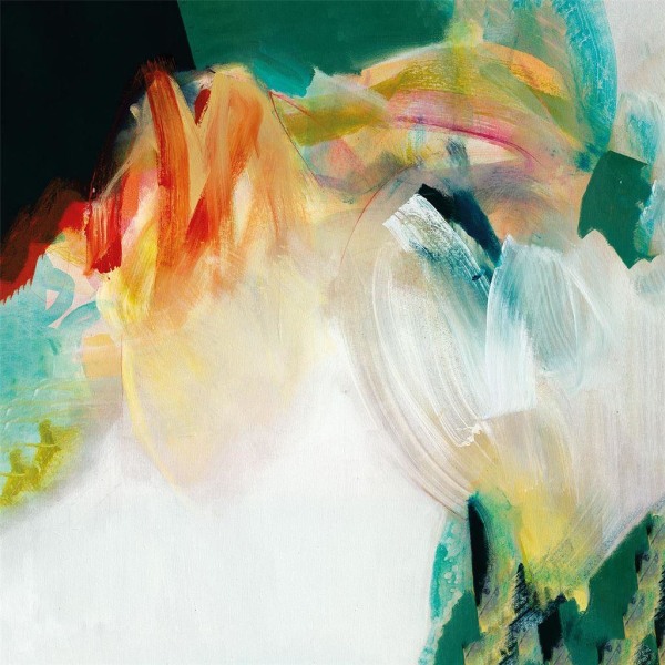 Claire Chandler A Space To Breathe Canvas Print 100cm x 100cm W White/Green/Red 100cm x 100cm