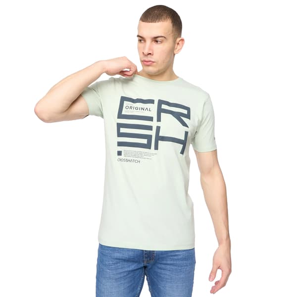 Crosshatch Herr Squarebox T-Shirt L Mint Mint L