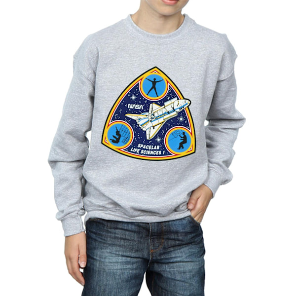 NASA Boys Classic Spacelab Life Science Sweatshirt 12-13 år Sports Grey 12-13 Years