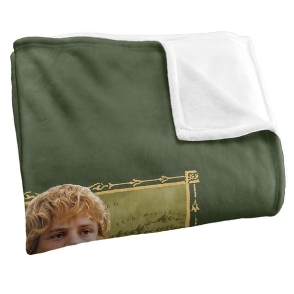Sagan om ringen Samwise mjuk filt 152cm x 127cm Multicoloured 152cm x 127cm
