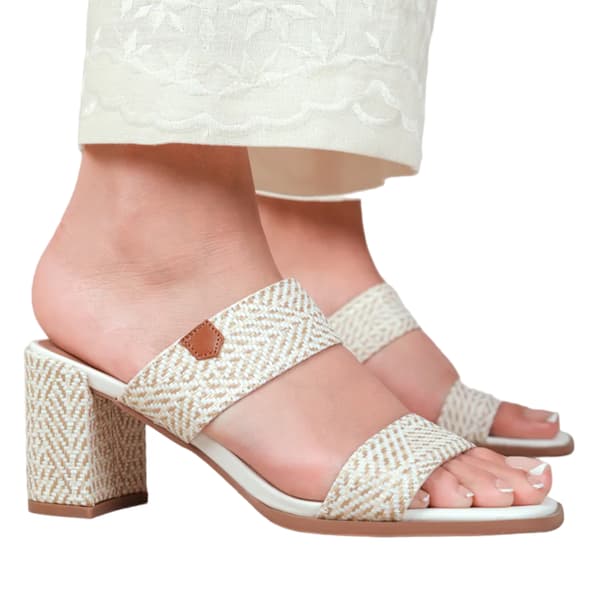Where's That From Dam/Dam Slayed Rem Extra Bred Platå White 4 UK Extra Wide