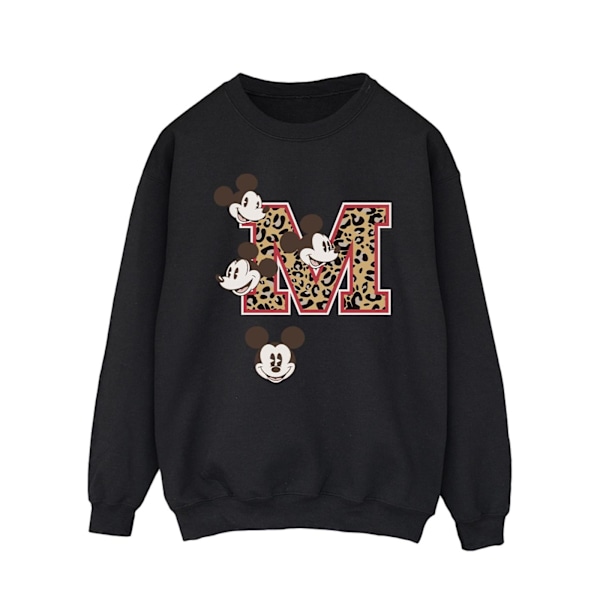 Mickey Mouse Herr M Ansikte Sweatshirt XL Svart Black XL