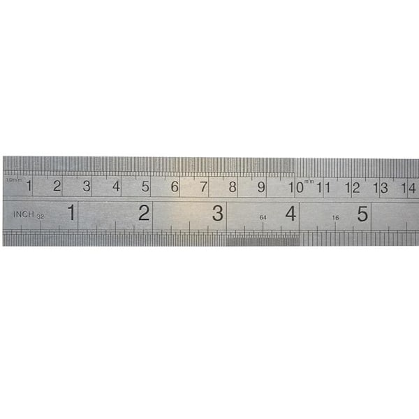 Fisher Rostfri Stållinjal 60cm 24in Flerfärgad Multi Colour 60cm 24in