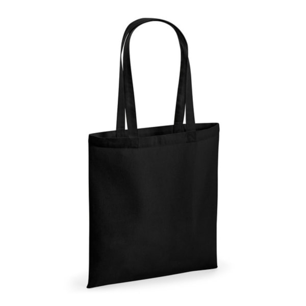 Westford Mill Cotton Recycled Tote Bag One Size Svart Black One Size