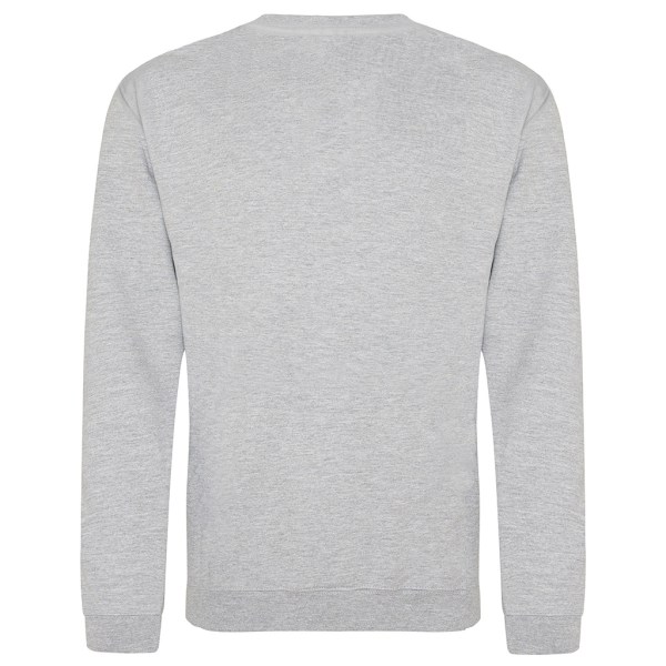 AWDis Just Hoods AWDis Unisex Crew Neck Plain Sweatshirt (280 G Heather Grey 4XL