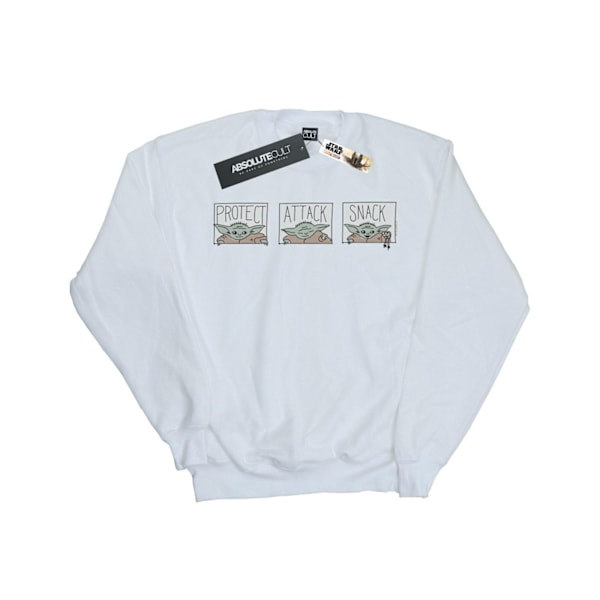 Star Wars Girls The Mandalorian The Child Tiles Sweatshirt 9-11 White 9-11 Years