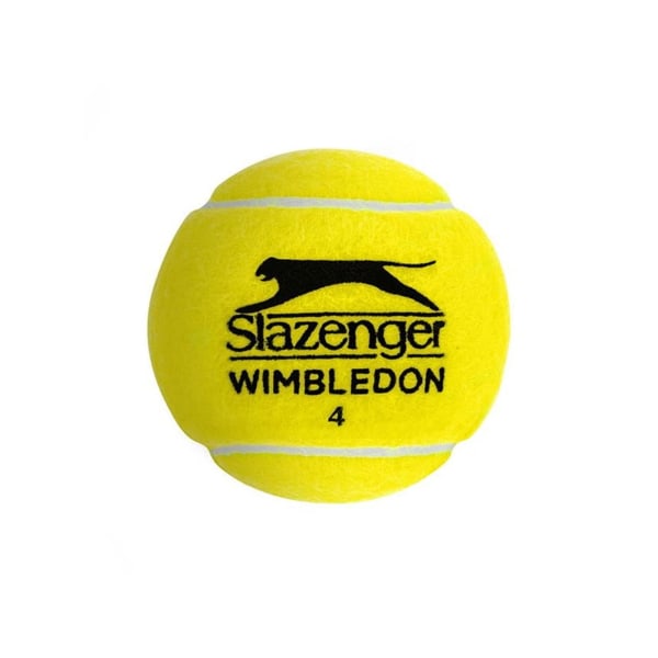 Slazenger Wimbledon tennisbollar (paket med 4) One Size Gul Yellow One Size