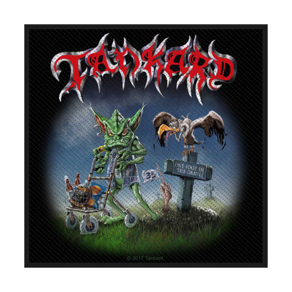 Tankard One Foot In The Grave Patch One Size Flerfärgad Multicoloured One Size
