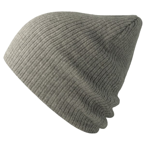 Atlantis Unisex Vuxen Brad Återvunnen Slouch Beanie One Size Ljusgrå Melange Light Grey Melange One Size