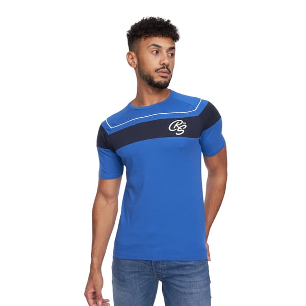 Crosshatch Herr Craftore T-shirt S Blå Blue S