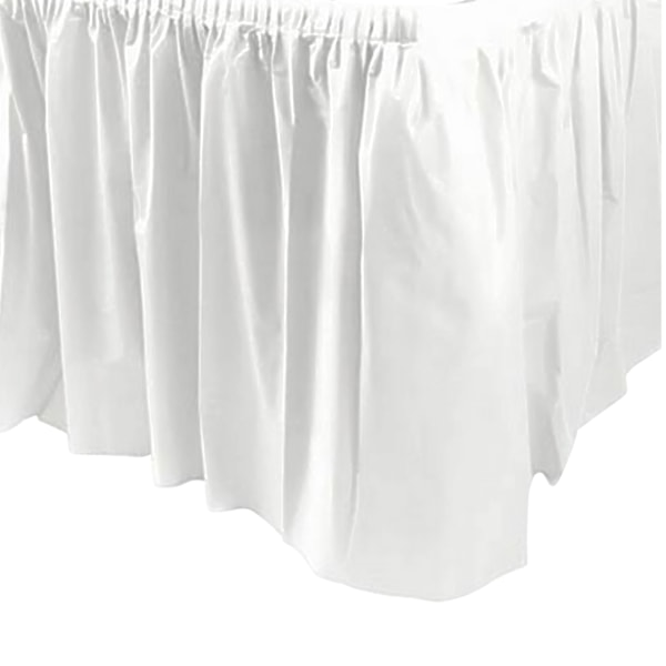Unique Party Plastduk för Bord, Storlek: One Size, Vit white One Size