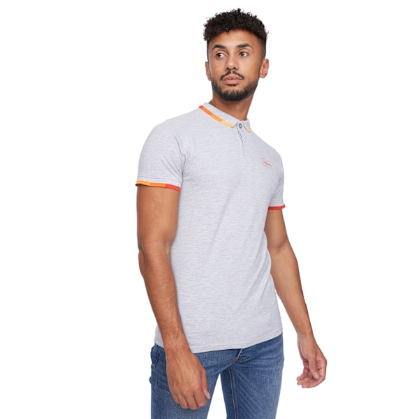 Crosshatch Chemfort Poloskjorta L Gråmelerad Grey Marl L