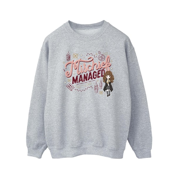 Harry Potter Mens Mischief Managed Hermione Sweatshirt XXL Spor Sports Grey XXL
