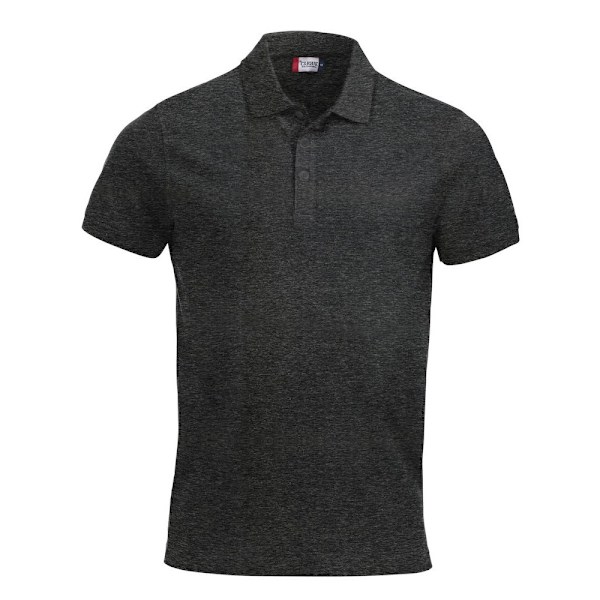 Clique Herr Classic Lincoln Melange Poloskjorta L Antracit Anthracite L