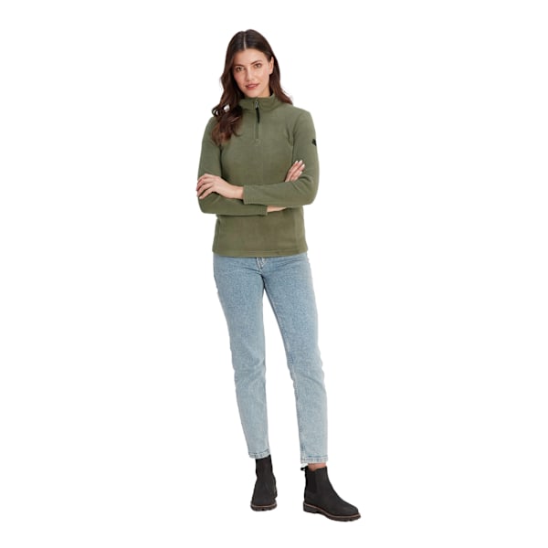TOG24 Dam/Kvinna Revive Kvart Zip Fleece Topp 10 UK Ljus K Light Khaki 10 UK