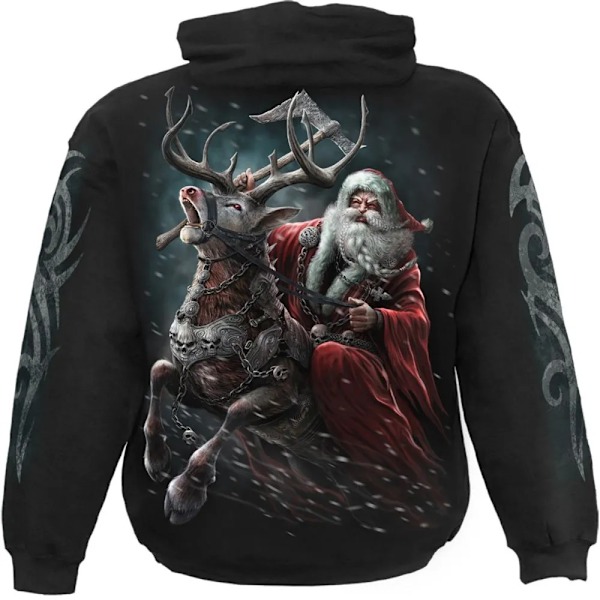 Spiral Direct Unisex Adult Sleigher Hoodie M Svart Black M