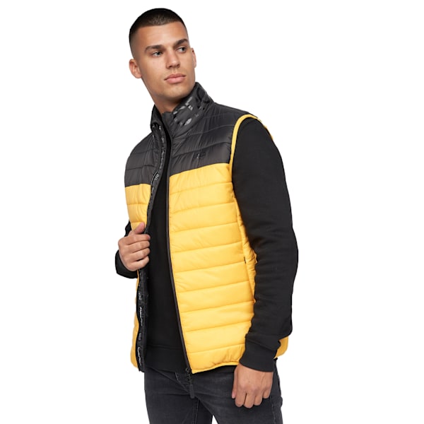 Crosshatch Herr Presnell High-Neck Gilet M Gul Yellow M