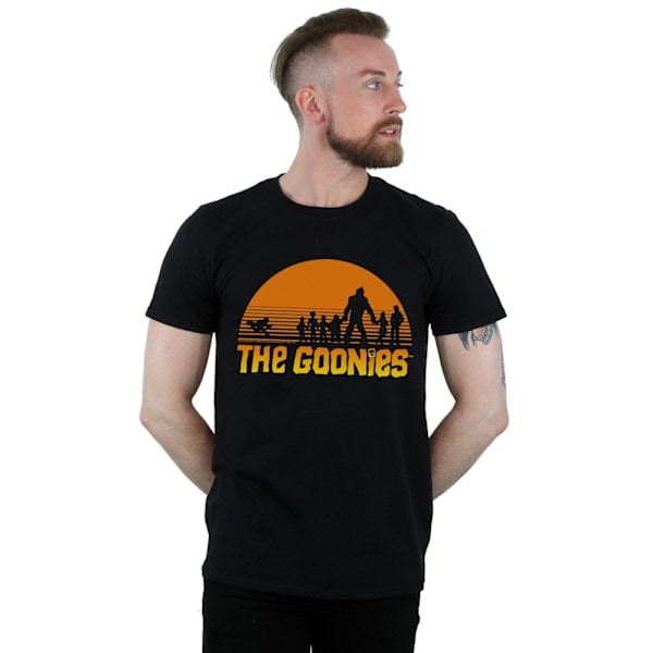 The Goonies Mens Sunset Group T-Shirt 4XL Svart Black 4XL