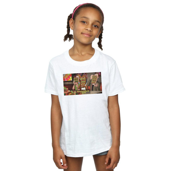 Scoobynatural Girls Supernatural Snacks Bomull T-shirt 9-11 år White 9-11 Years