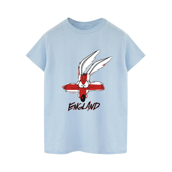 Looney Tunes Herr Coyote England Face T-shirt M Baby Blue Baby Blue M