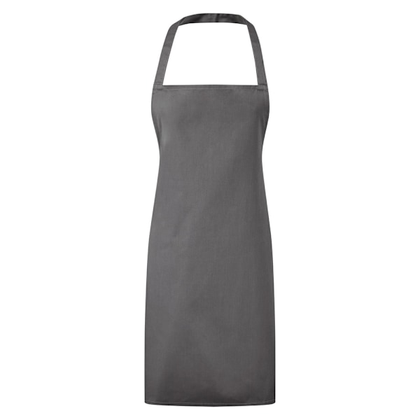 Premier Dam/Kvinnors Essentiella Haklappsförkläde / Catering Arbetskläder O Dark Grey One Size