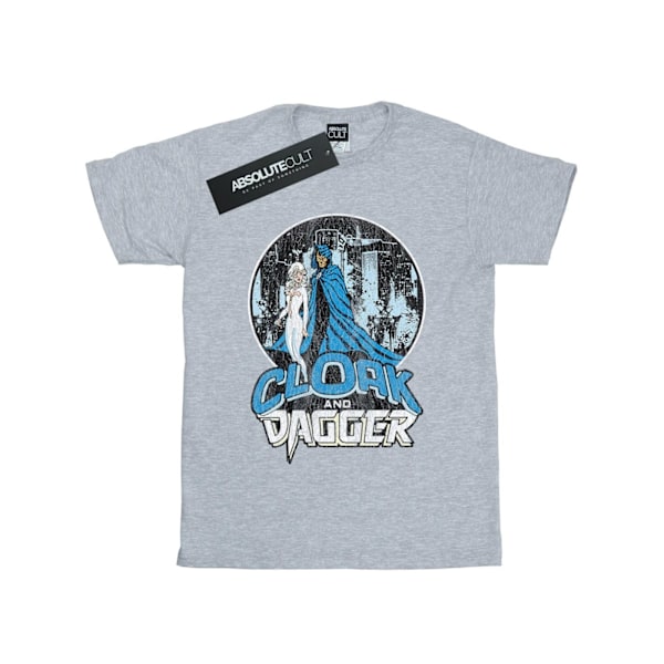 Marvel Boys Cloak And Dagger Retro T-Shirt 9-11 År Sports Grå Sports Grey 9-11 Years