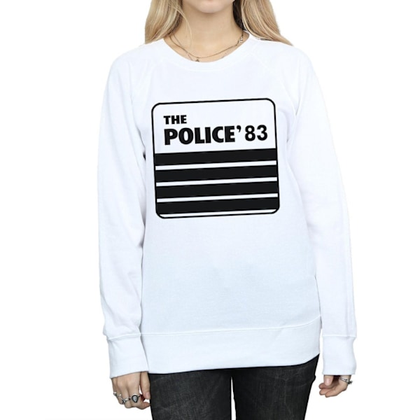 The Police Womens/Ladies 83 Tour Sweatshirt M Vit White M