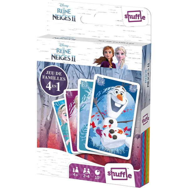 Frozen II Anna och Elsa kortspel (paket med 32) One Size Multico Multicoloured One Size