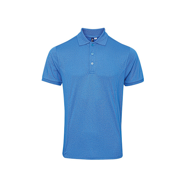 Premier Mens Coolchecker Plus Pique Polo Med CoolPlus S Sapphi Sapphire S