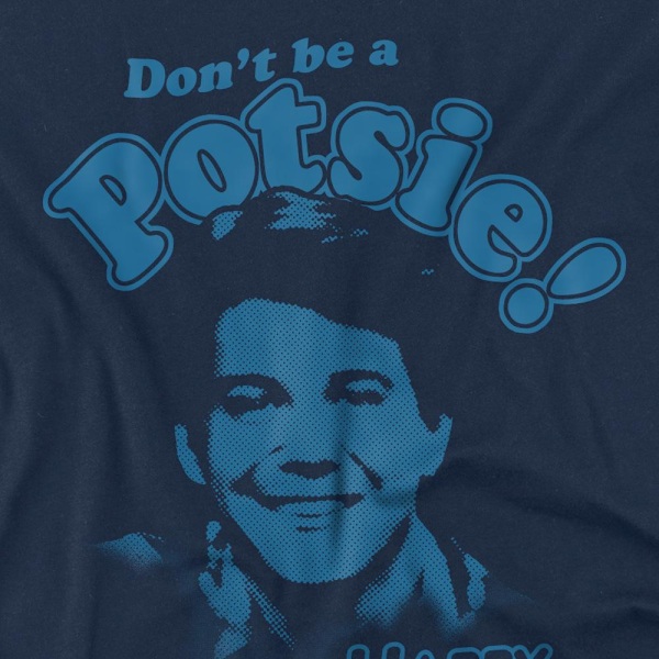 Happy Days Herr Don´t Be a Potsy T-Shirt S Marinblå Navy S