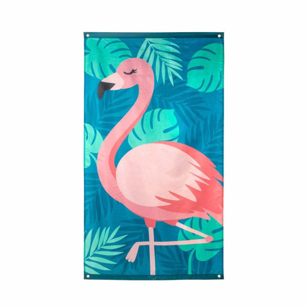 Boland Tyg Tropical Flamingo Flag Banner One Size Grön/Blå Green/Blue/Pink One Size