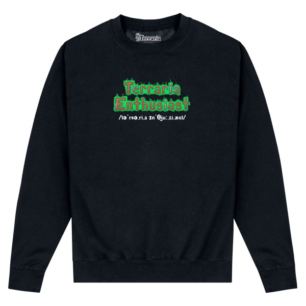 Terraria Unisex Adult Enthusiast Sweatshirt XXL Svart Black XXL