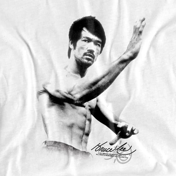 Bruce Lee Unisex Vuxen Serenity T-shirt M Vit White M