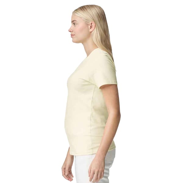 Gildan Dam/Kvinnor Bomull Kraftig T-shirt S Off White Off White S