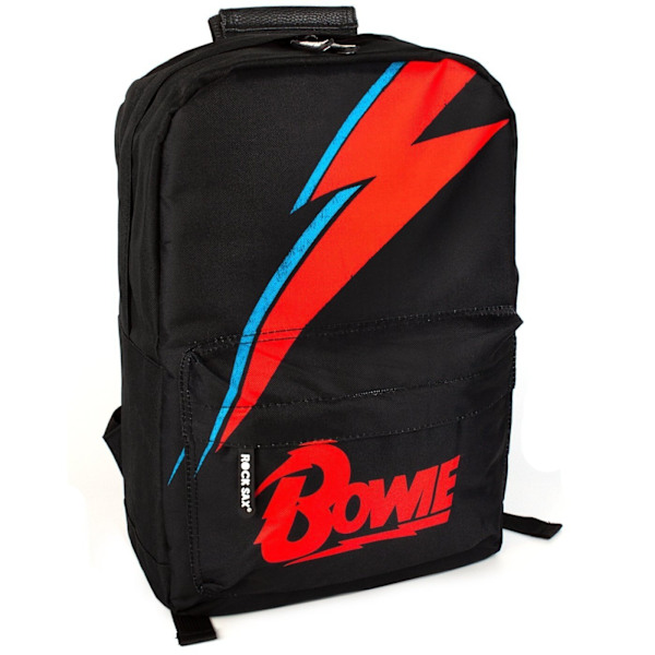 Rock Sax Lightning David Bowie Ryggsäck En Storlek Svart/Röd Black/Red One Size