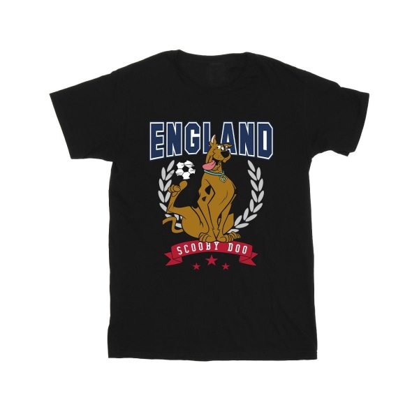 Scooby Doo Herr England Fotboll T-shirt M Svart Black M