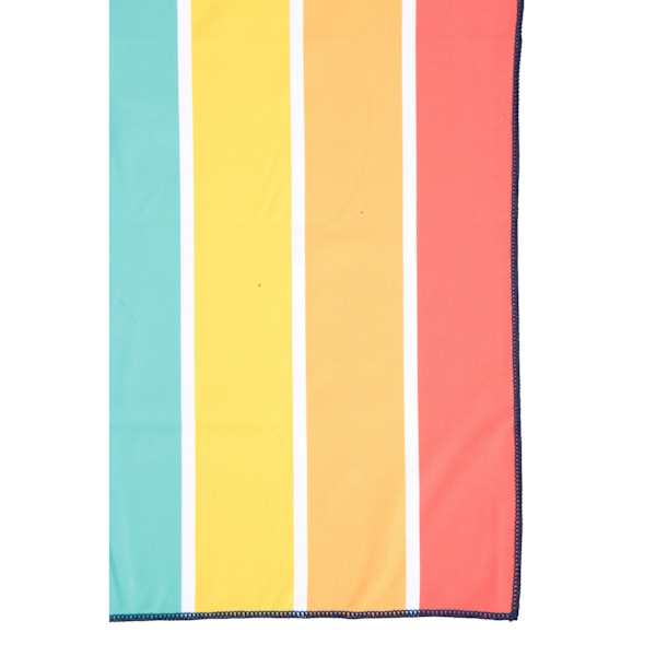 Mountain Warehouse Rainbow Microfiber Strandhandduk En Storlek Flerfärgad Multicoloured One Size