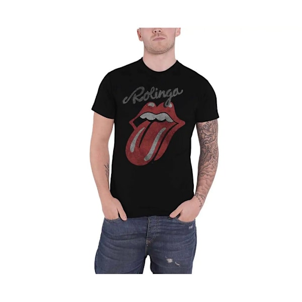 The Rolling Stones Unisex Adult Rolinga T-Shirt XL Svart Black XL
