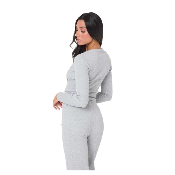 I Saw It First Dam/Dam Stretch Långärmad Topp 12 UK Grå Grey Marl 12 UK