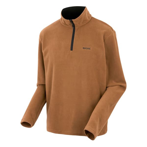 Regatta Great Outdoors Herr Thompson Half Zip Fleecetopp 3XL Nötbrun Nut Brown 3XL