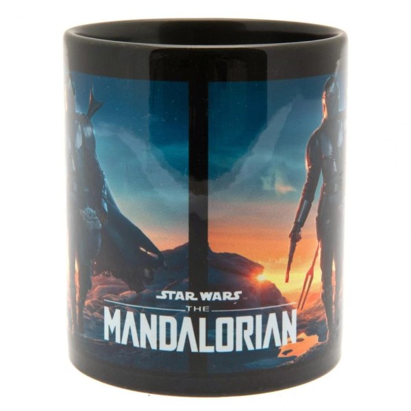 Star Wars: The Mandalorian Nightfall Mug One Size Svart/Blå/Ye Black/Blue/Yellow One Size