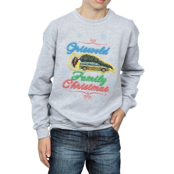 National Lampoon's Christmas Vacation Boys Griswold Family Chri Sports Grey 5-6 Years