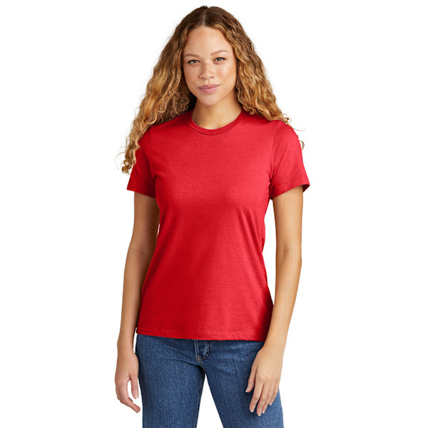 Gildan Dam/Kvinnor CVC Soft Touch T-Shirt S Röd Dimma Red Mist S